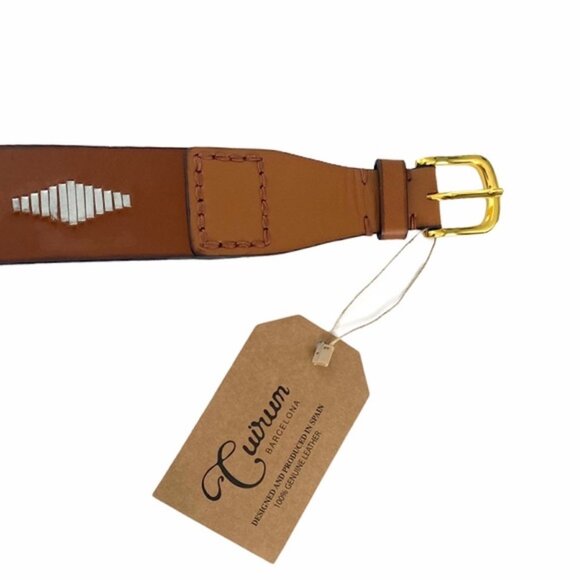 Cuirum Barcelona Leather Handmade Woven Belt main image 4